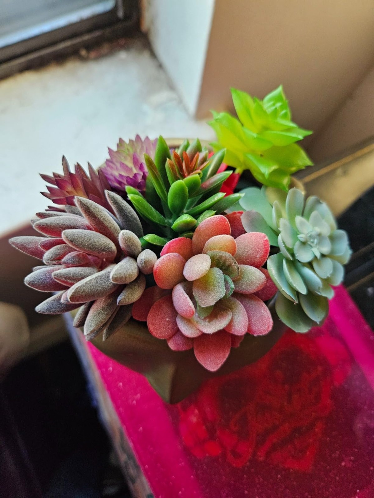 14PCS Artificial Succulent Plants Mini Faux Realistic Decor for Home Office DIY