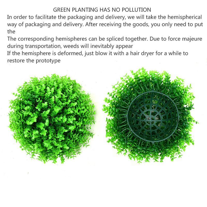 1 Piece Artificial Plant Topiary Ball Indoor And Outdoor Plant Arrangement Decor