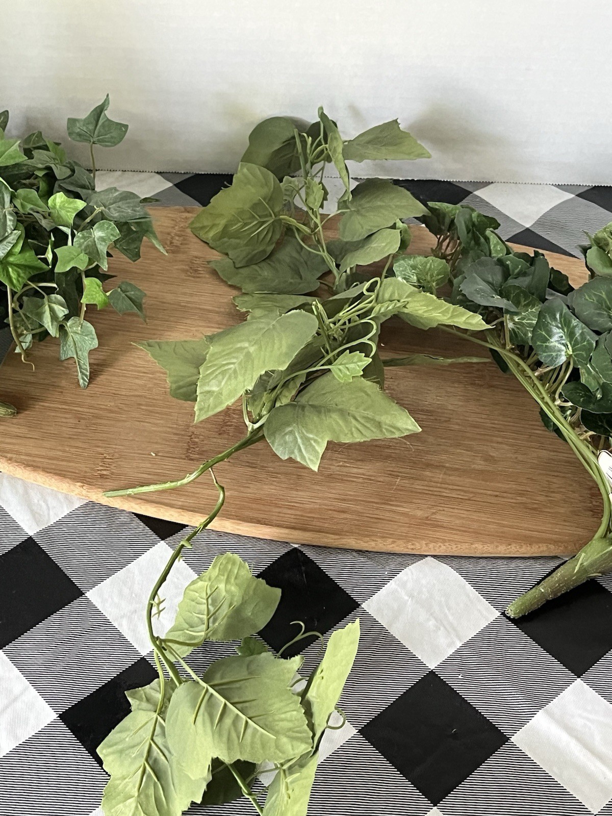 3 Artificial Silk Faux Green Ivy Plant Pick Stem Bunch Approx 14″ Inches
