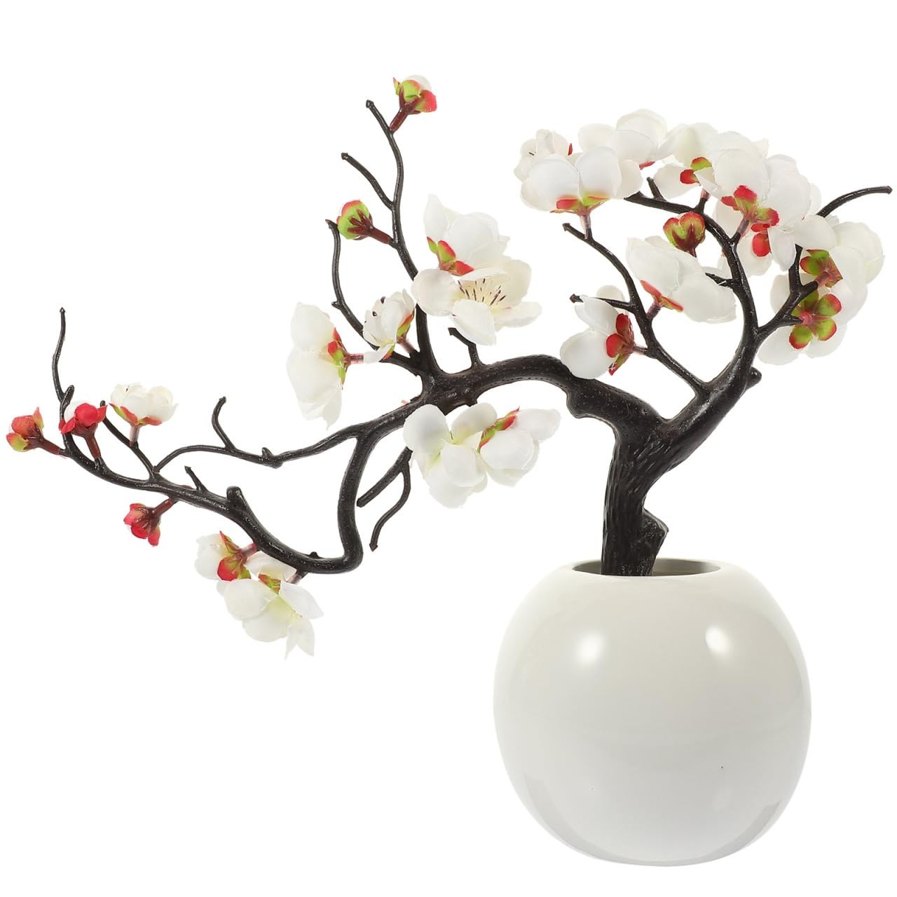 Artificial Potted Fake Wintersweets Plant Decorative Bonsai Ornament for Home…