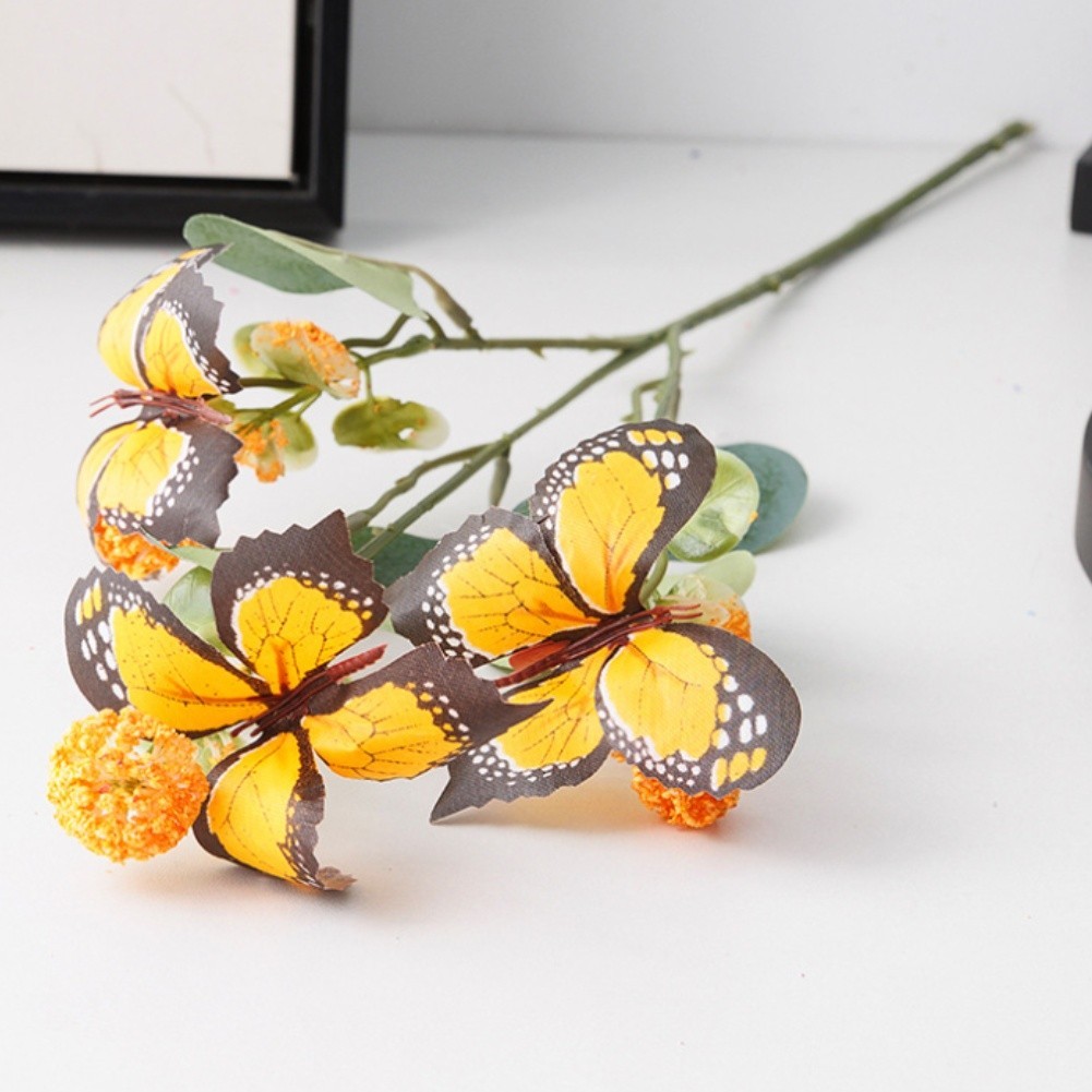 Artificial Silk Butterfly Flower for Wedding Home Decoration Outdoor Photography