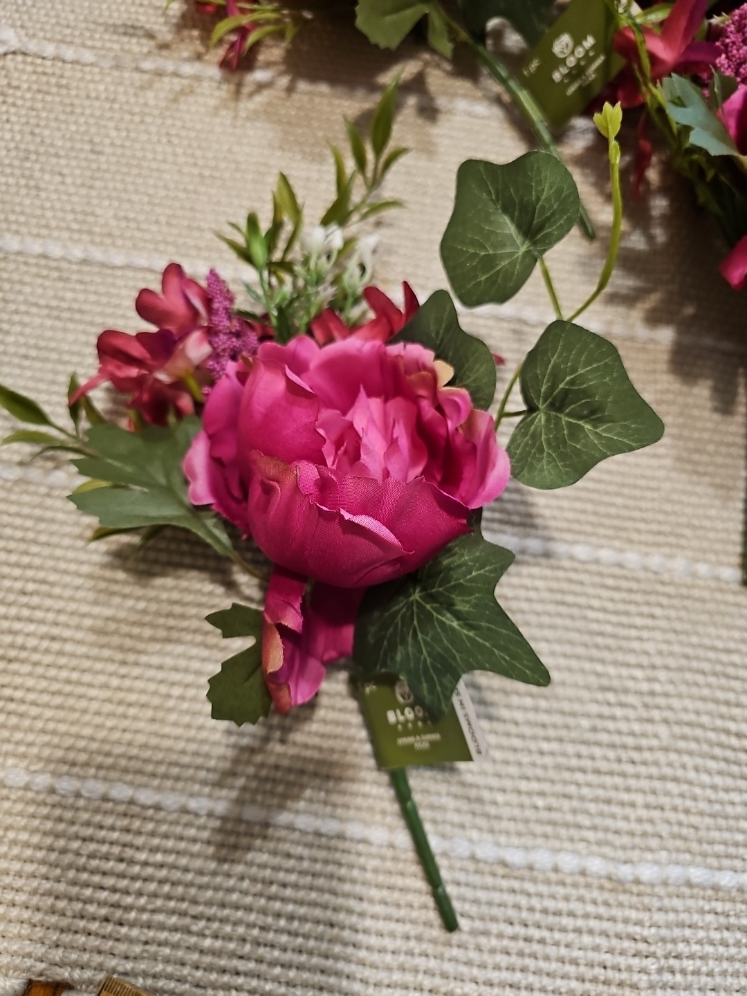 11 NEW 12″ SPRING SUMMER PEONY Floral Pick Decor WEDDING Flower FREE SHIP