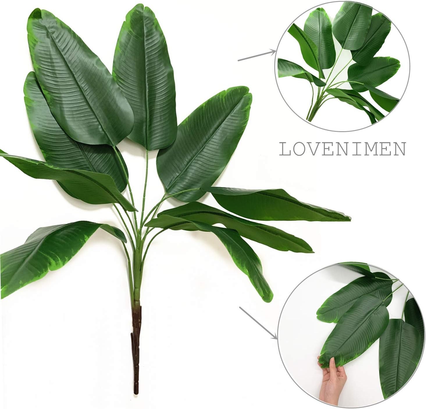 Artificial Banana Tree Plants Imitation Bird of Paradise Plant Faux Tropical …