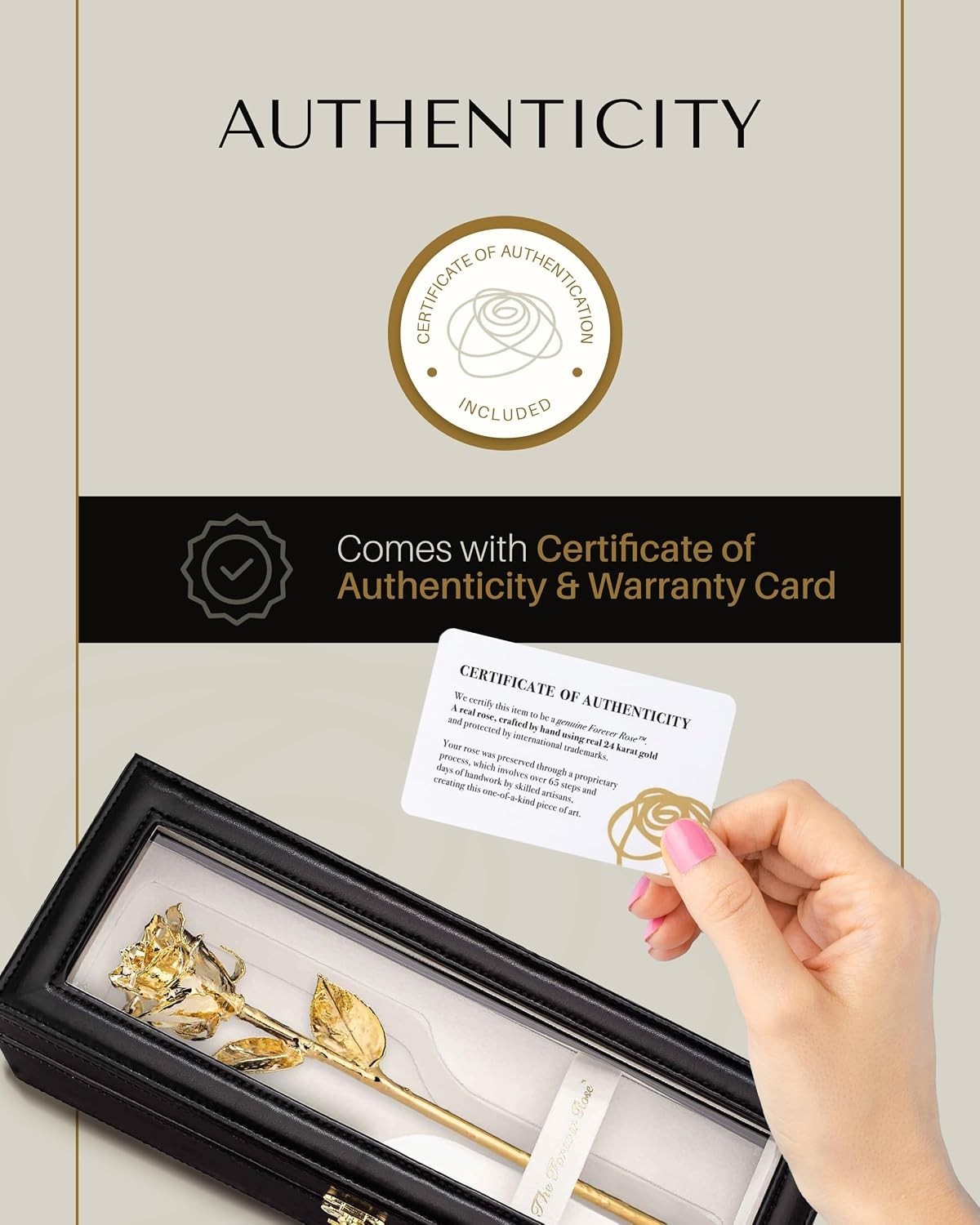 Luxury 24K Gold Rose – Anniversary Gift for Wife