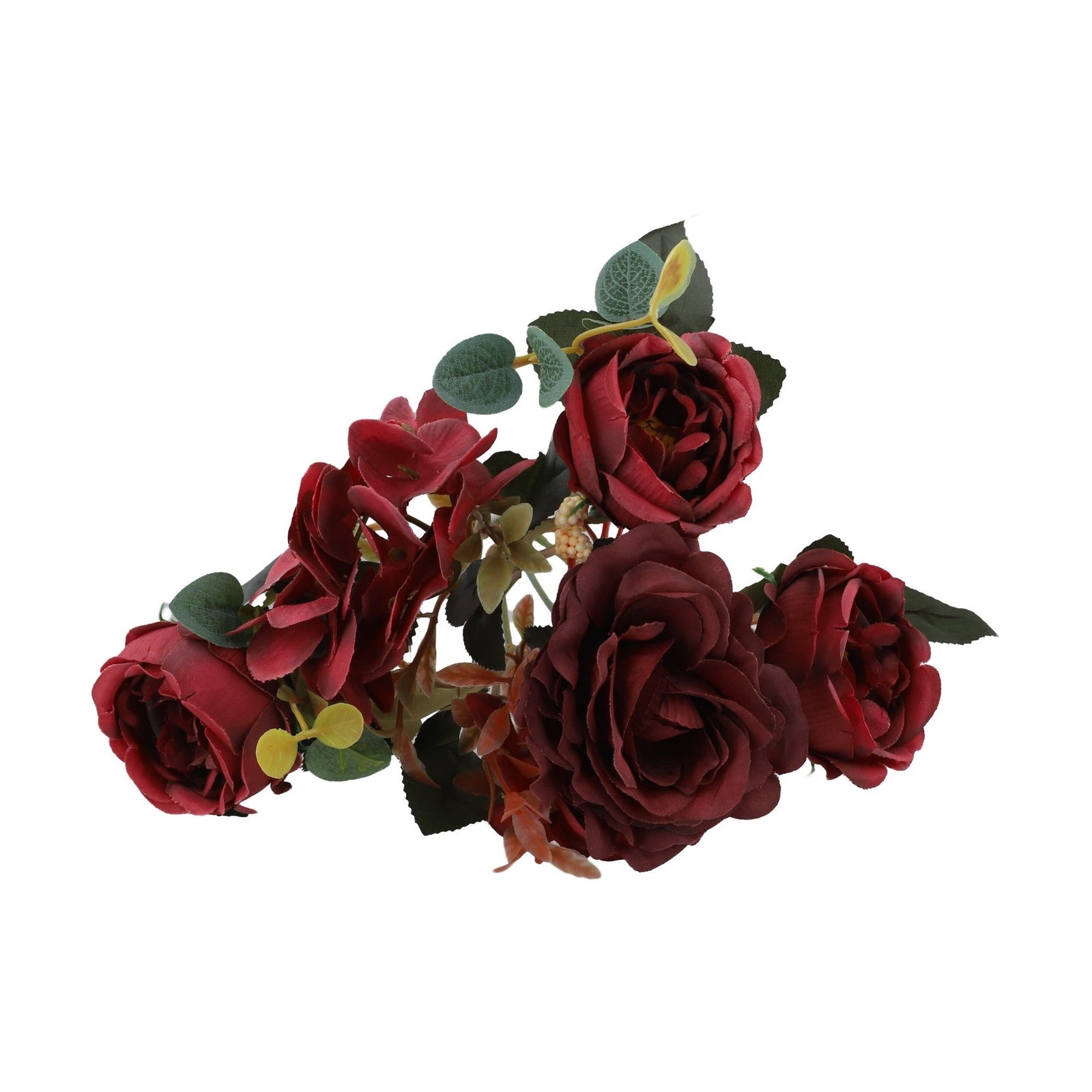 Silk Flowers Artificial Peony Bouquet for Autumn For Weddings and Decor
