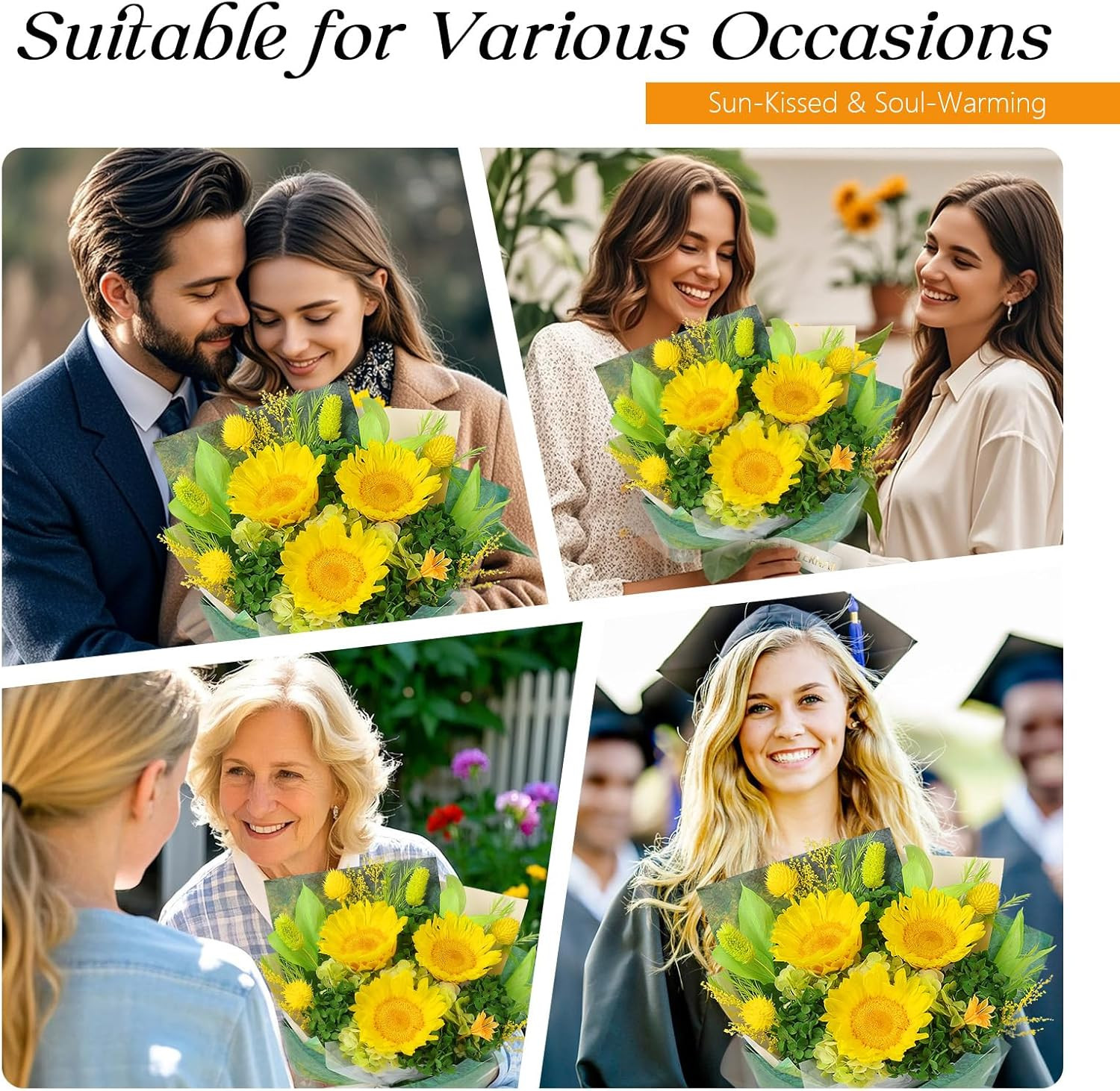 Preserved Sunflower Bouquet – Forever Flowers for Delivery, Long-Lasting Flower