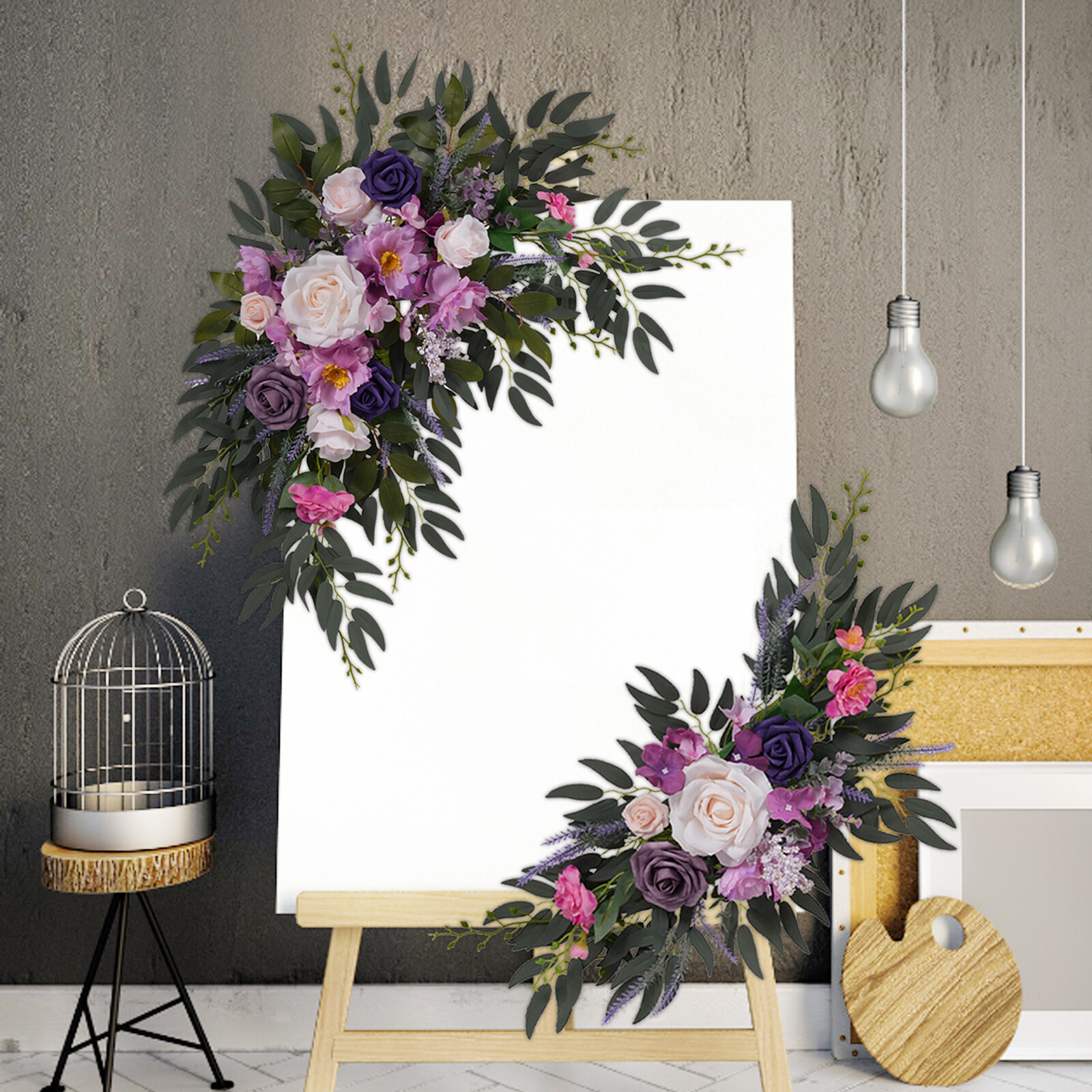 Artificial Wedding Arch Flowers Kit Artificial Flowers for Wedding Decoration US