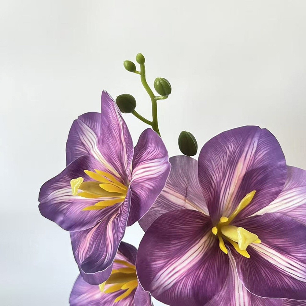 Artificial For miniature Hibiscus Bonsai 3D Printed Flower for Tabletop Decor