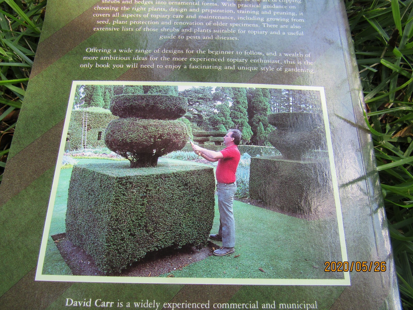 Landscaping Topiary & Plant Sculpture by David Carr Printed in Bristol, England