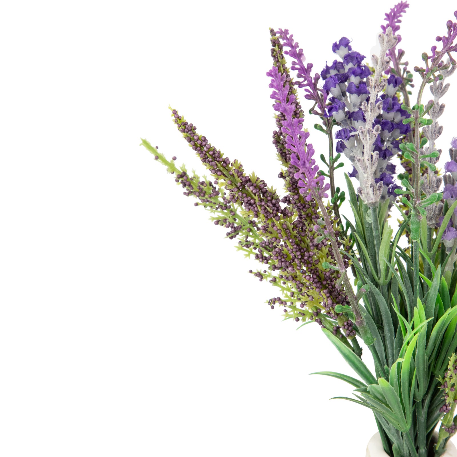 Allstate 11.5″ Lavender Bundle Artificial Floral Half Bouquet