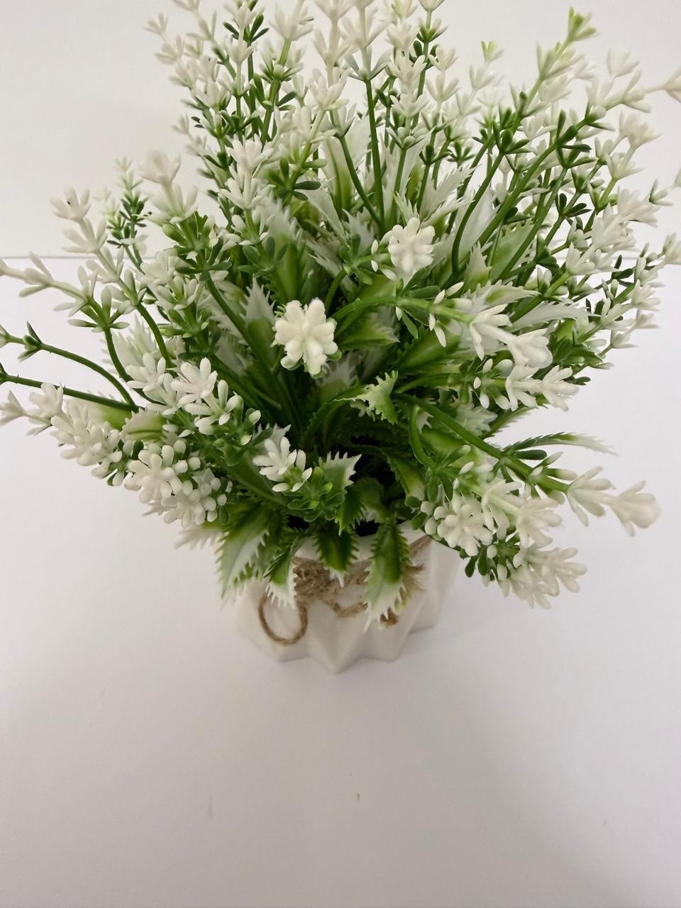 Artificial Lavender Plant Rustic Farmhouse Floral Arrangement Cottage Decor