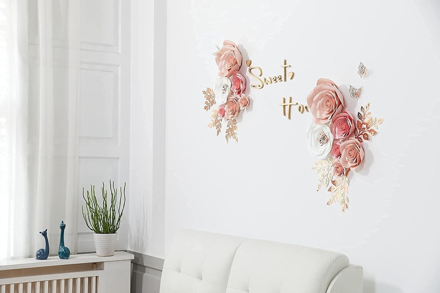 Pre-Assembled 3D Paper Flowers – Transform Your Space with Whimsical Elegance