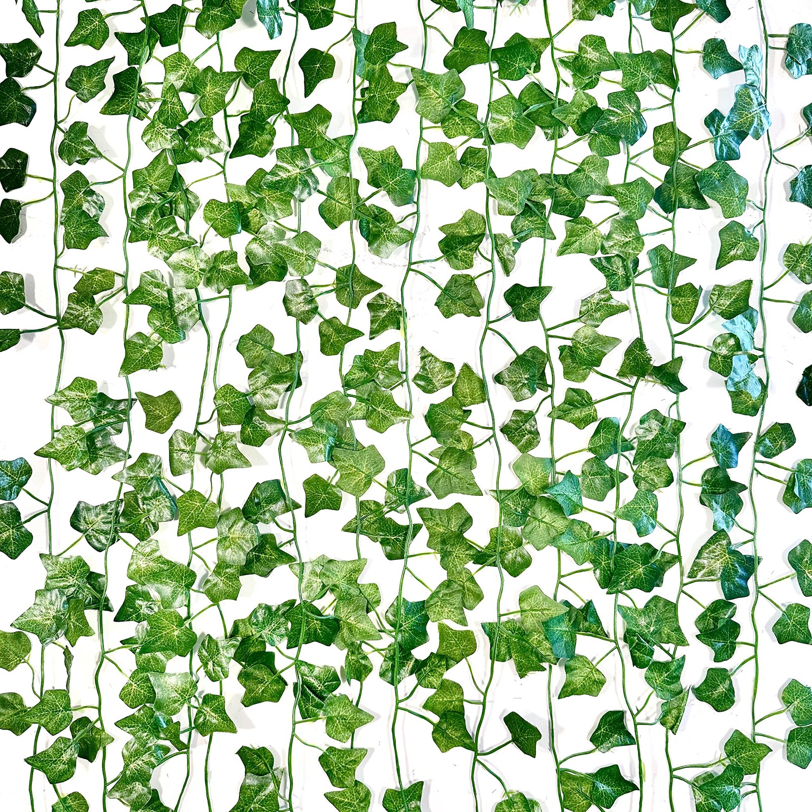 24 Pack (168Ft) Fake Ivy Garland Artificial Fake Vines Leaf Flower Balcony dé…