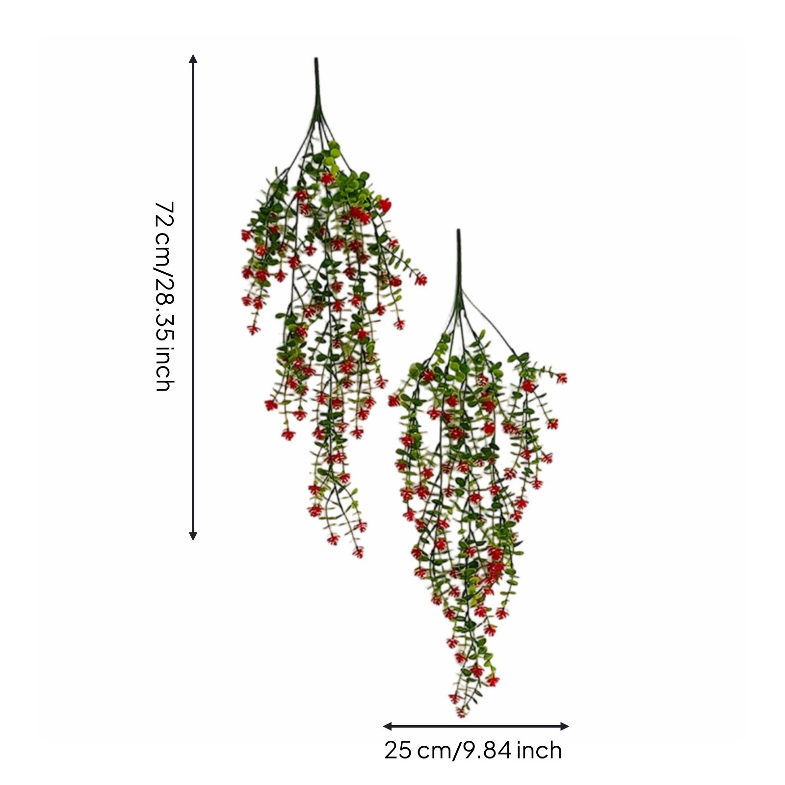 Hanging Flower Trailing Greenery Realistic Appearance Artificial Eucalyptus