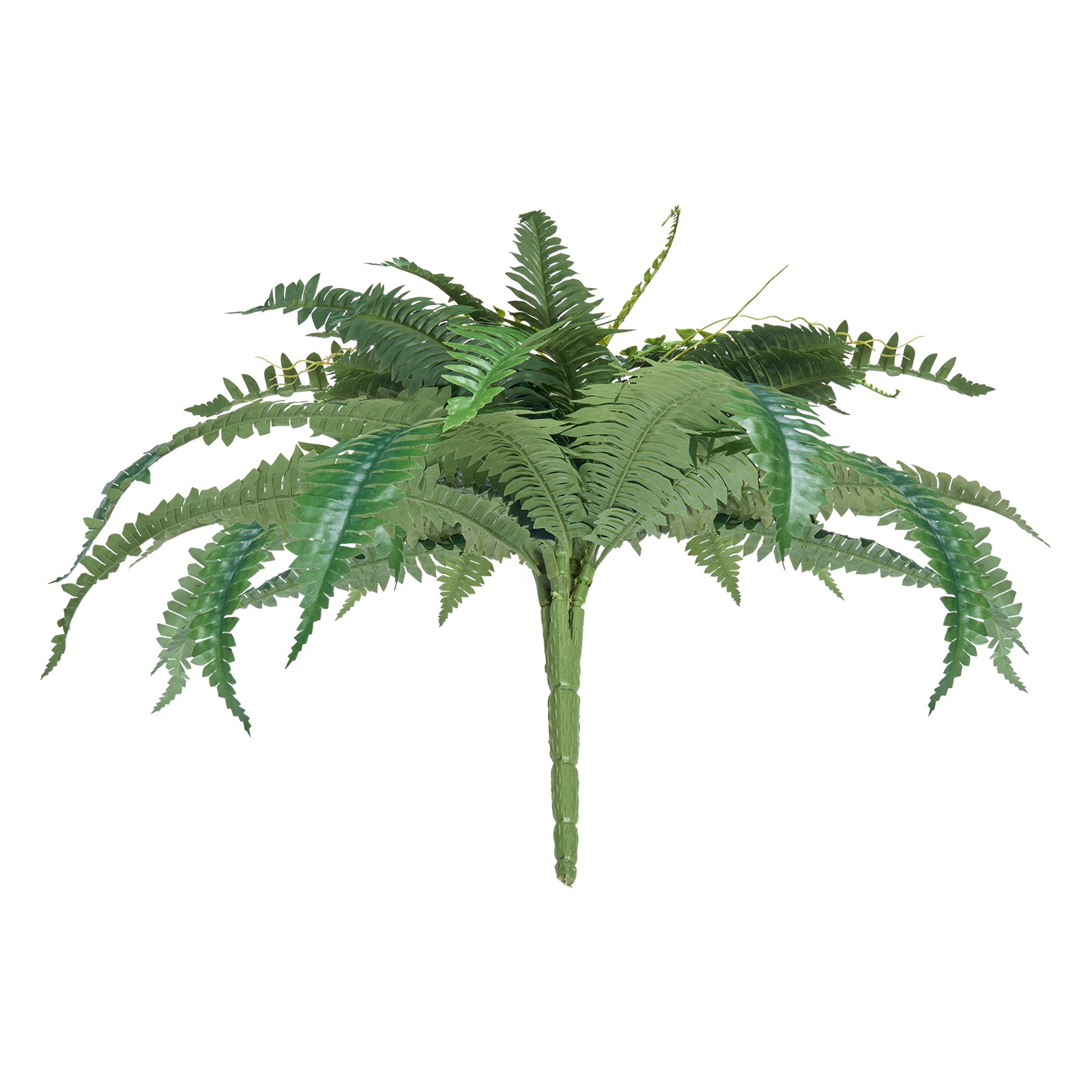 Uimoso Set of 2 Faux Boston Ferns with 30 Branches for Indoor and Outdoor Use