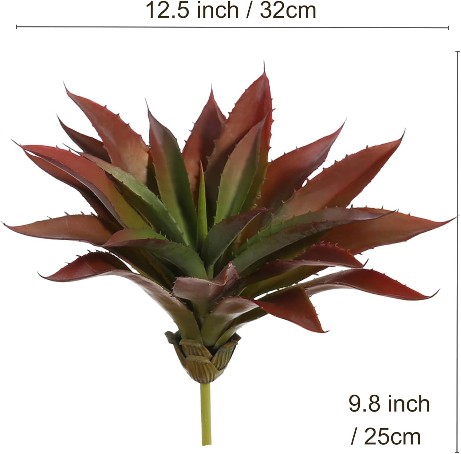 Large Artificial Succulents Aloe Plants Real Touch Fake Flowers Unpotted