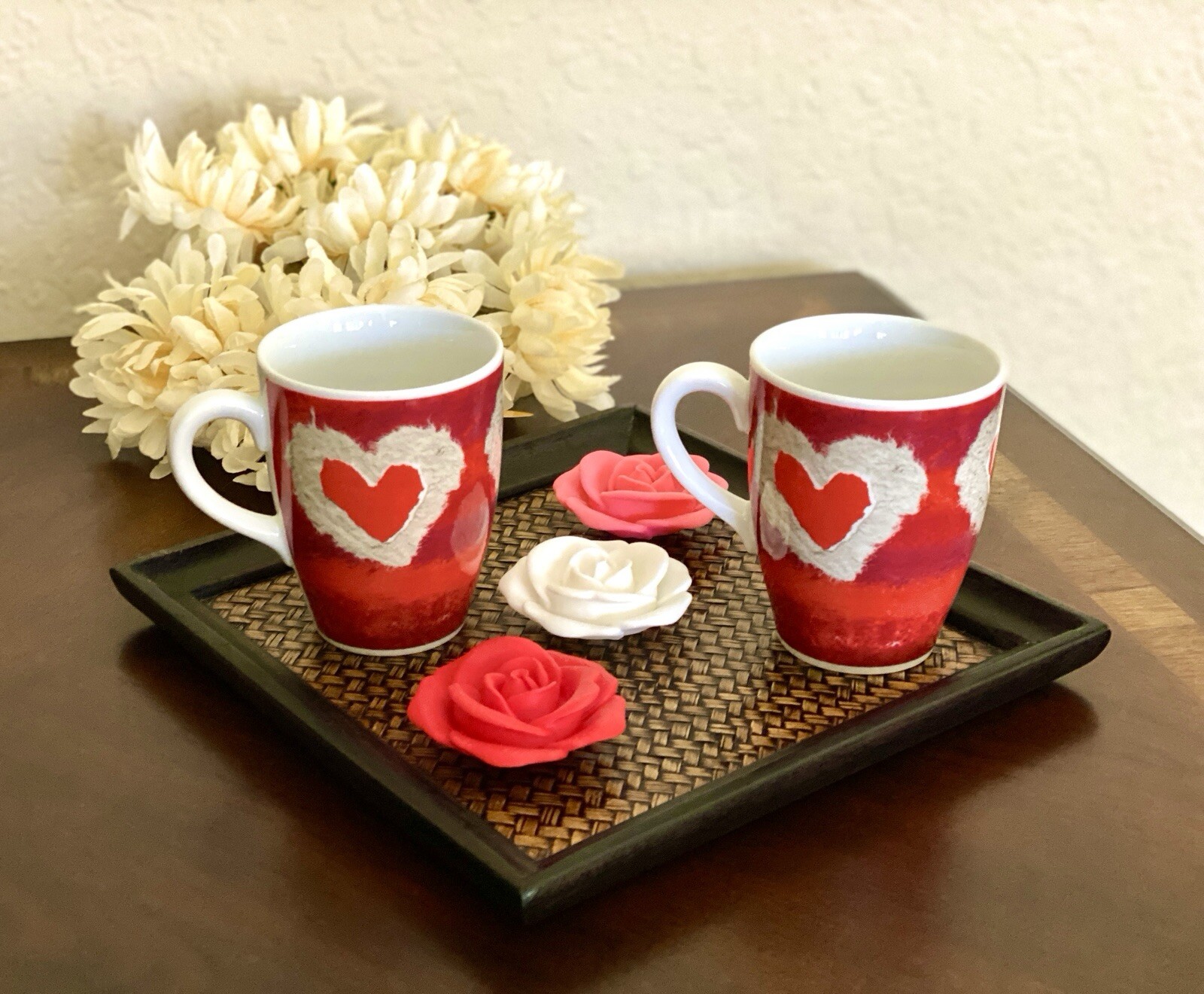 Roses Set of 3 – 3D Printed Forever Love Rose, Eternal Rose Faux Flower Gifts
