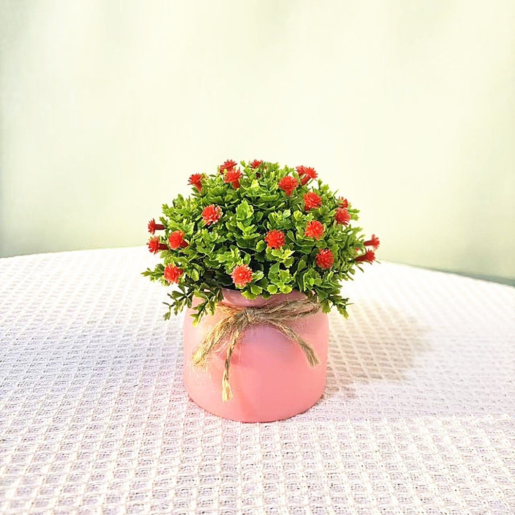 Artificial Gypsophila Flowers in Pot for Home Decor Wedding Photography