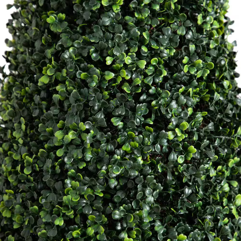 7 Ft. UV Resistant Artificial Boxwood Topiary Cone Tree (Indoor/Outdoor)