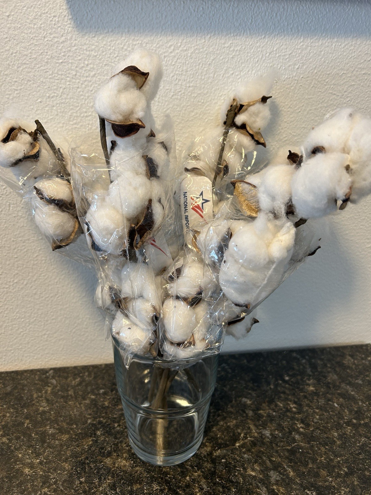 Cotton Pod Floral Picks Lot of 5 – 12”