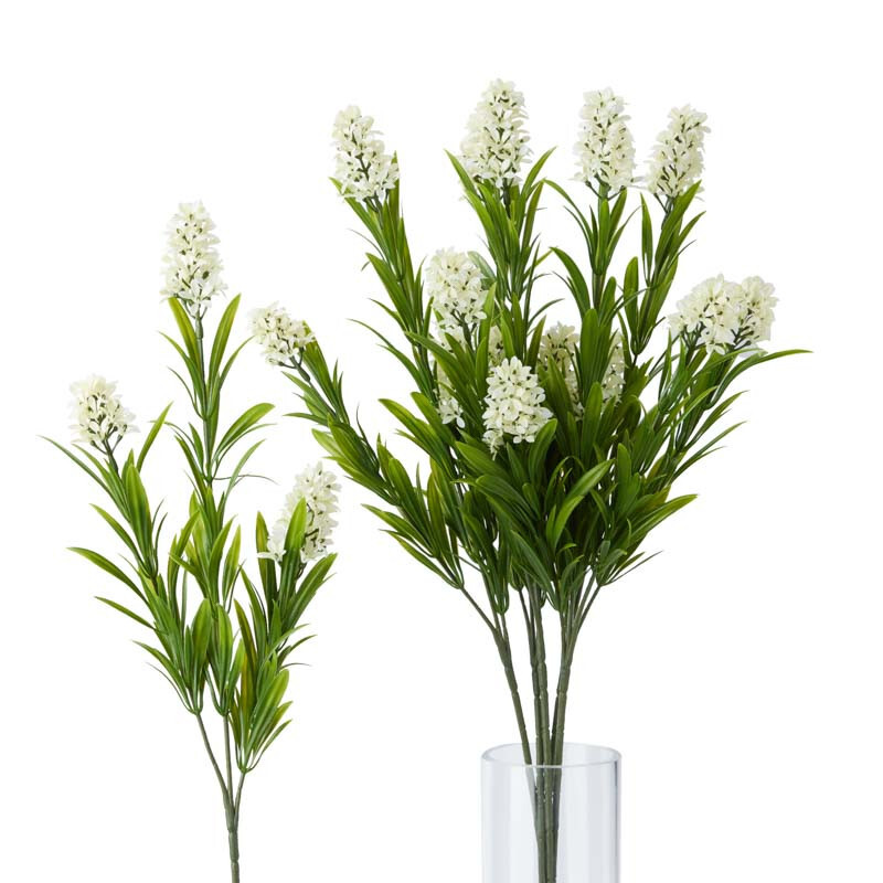 Group of 6 Cream Artificial Star Flower 26″ Floral Sprays