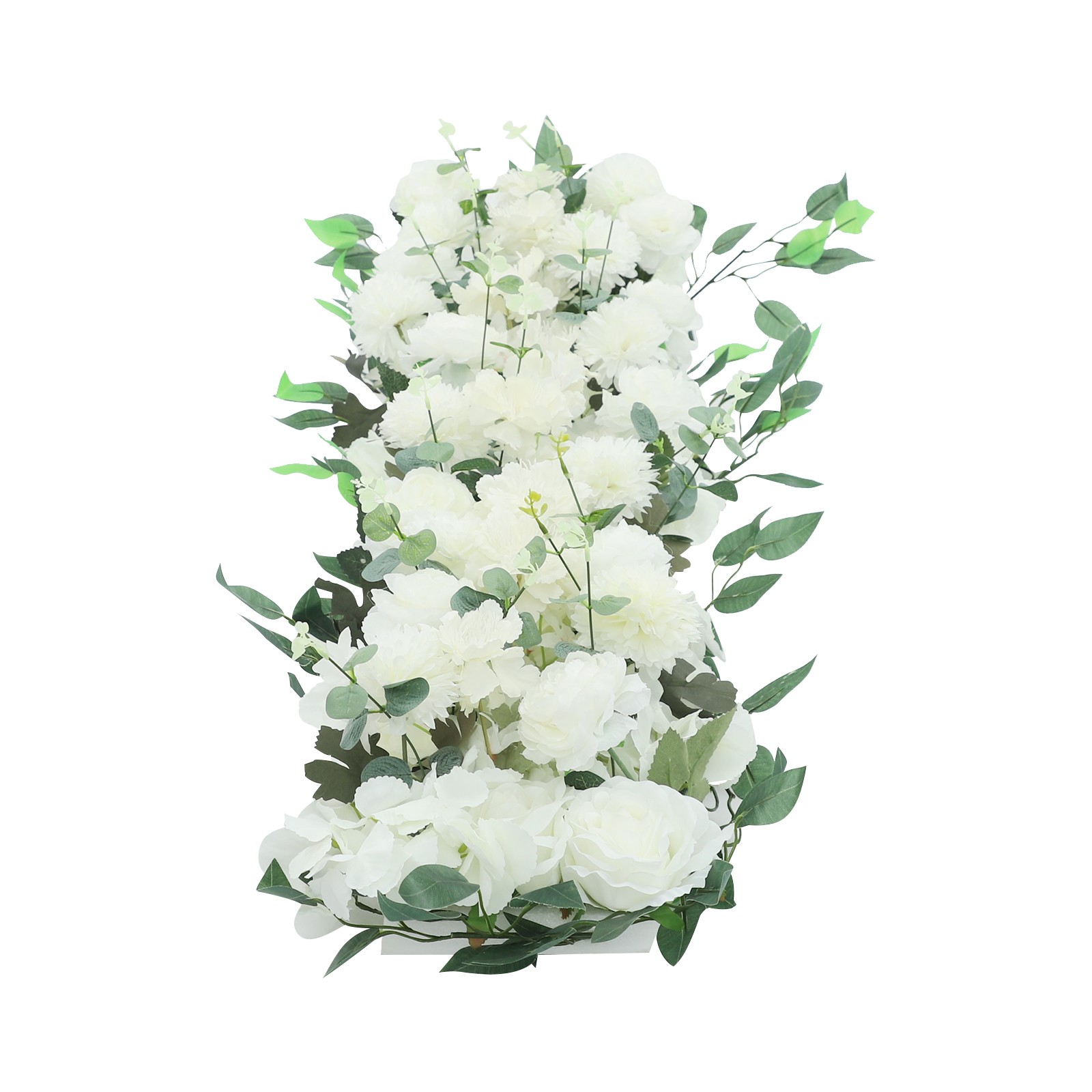 Elegant White Artificial Flowers Artificial Flower Row for Home Party Decoration