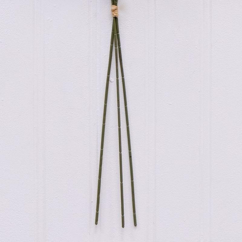 Artificial Dried Rice Stem Bundle Set of 3 Indoor Decor DIY Arrangement Natural