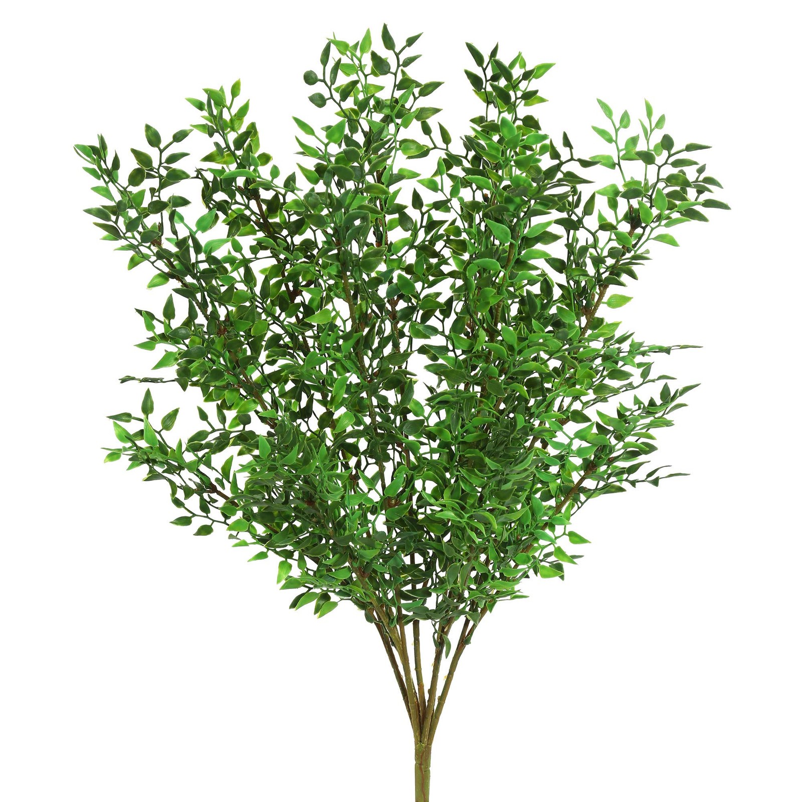 Vickerman 20″ Contemporary Fabric Artificial Mini Smilax Bush in Green