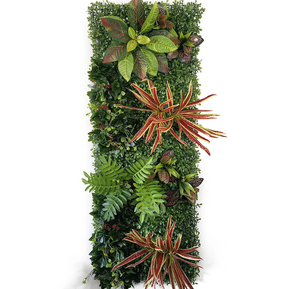 40x120cm Artificial Plant Wall Chlorophytum Grass Garden Wedding Decor Panel