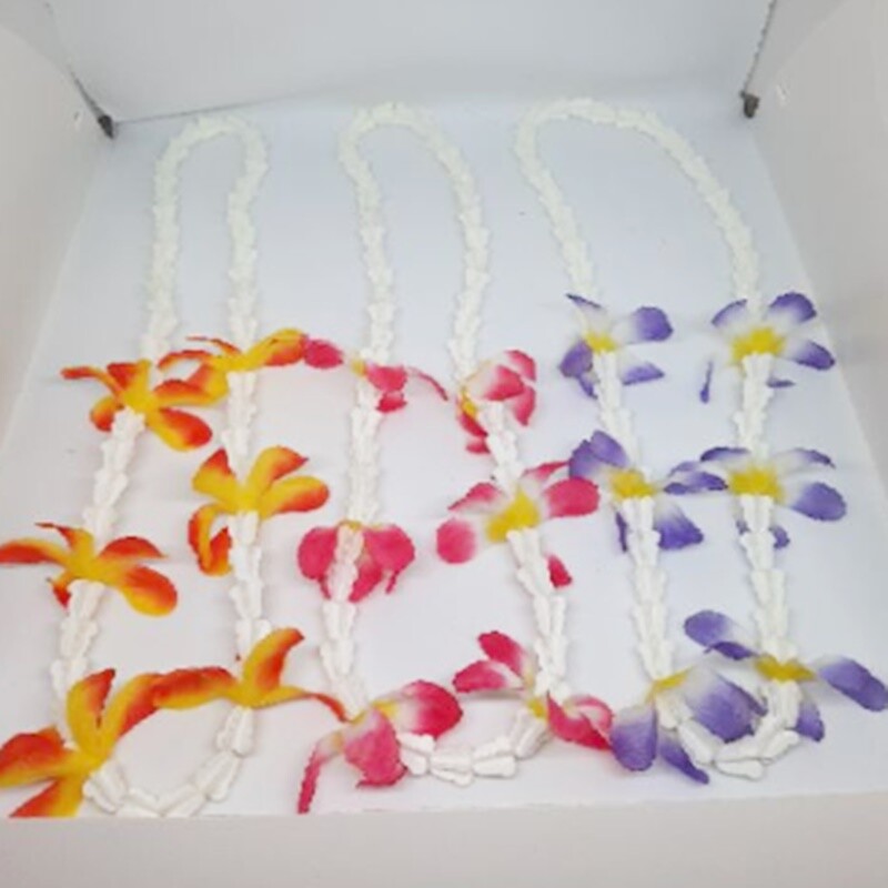 Garland Leis Flower Thai Necklace Hawaiian Luau Party Boxing Wreath Random Color