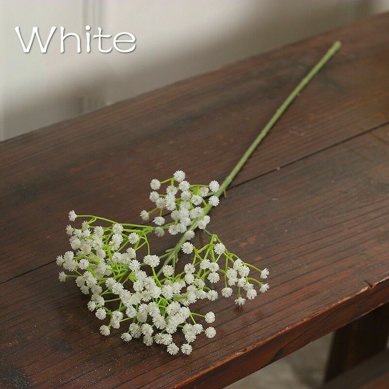 5/10/20 Stems Artificial Baby Breath Gypsophila Flowering Branches Home Decor