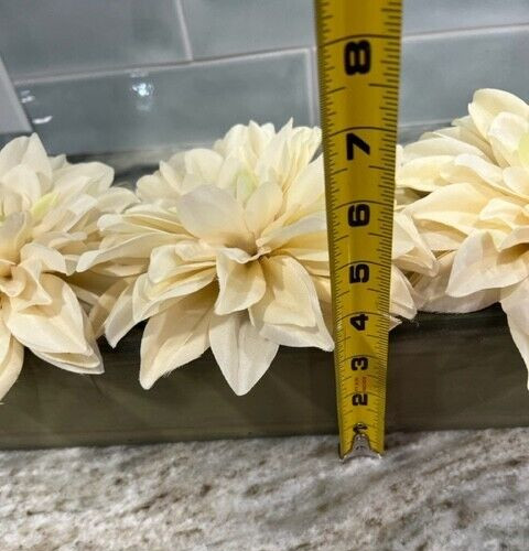 Wood Mason Jar Planter Box Centerpiece Flower Decor