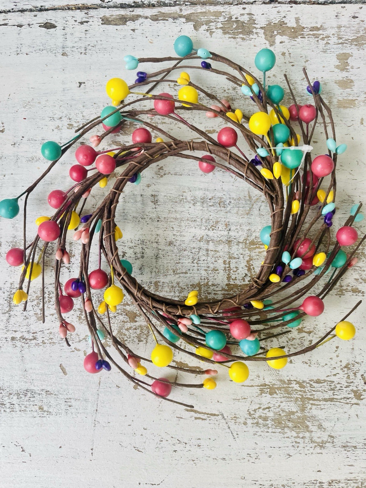 Country Candy Shop Mini Wreath Ring Easter Decor 3 1/2”