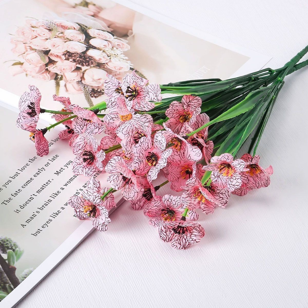 2/10/20Bundles Artificial Flowers Outdoor Fake Plants Silk Sun Flower Home Decor