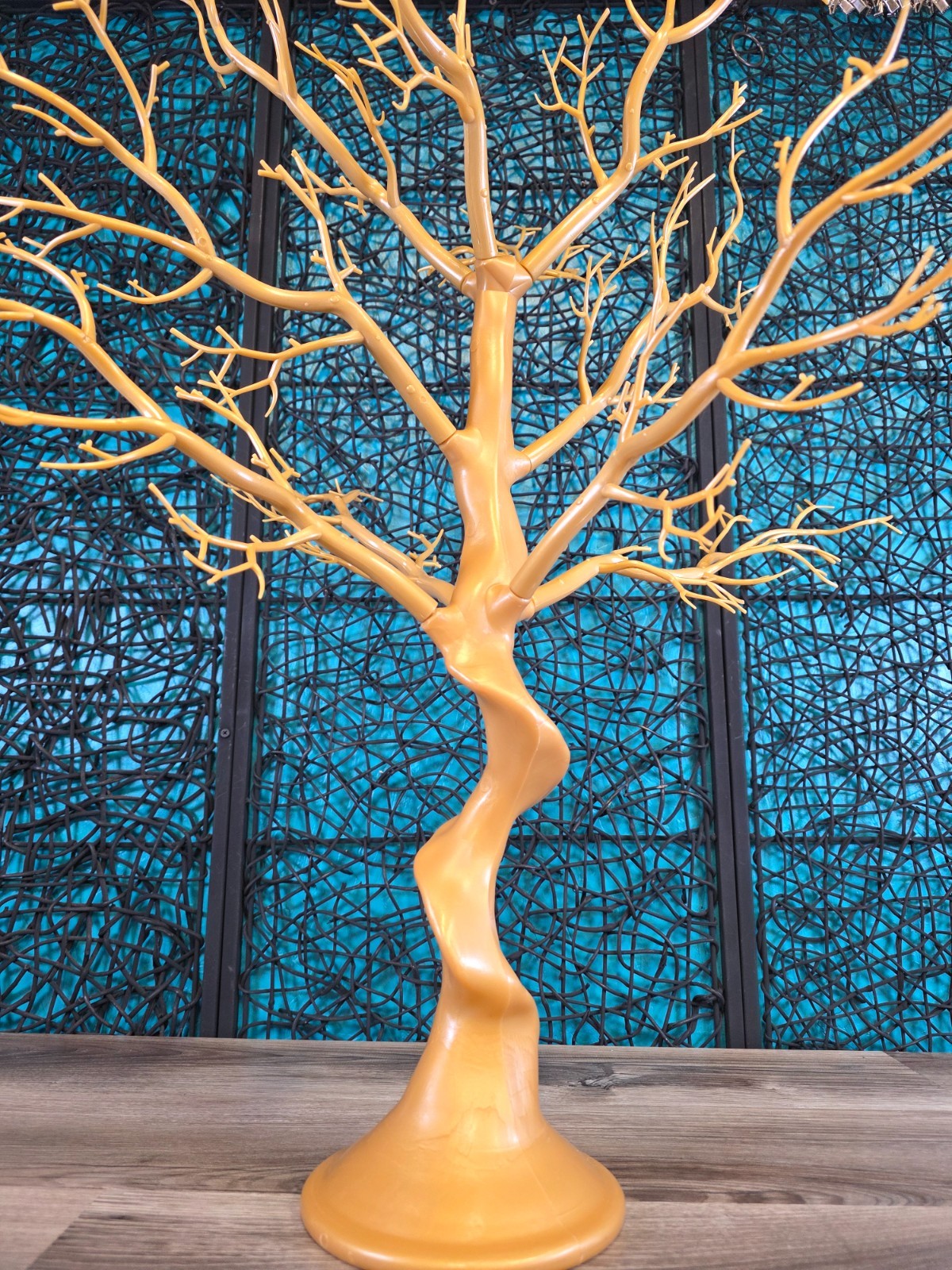 Tree Table Decoration Centerpiece 30″ Gold Plastic Holiday Party Wedding Display