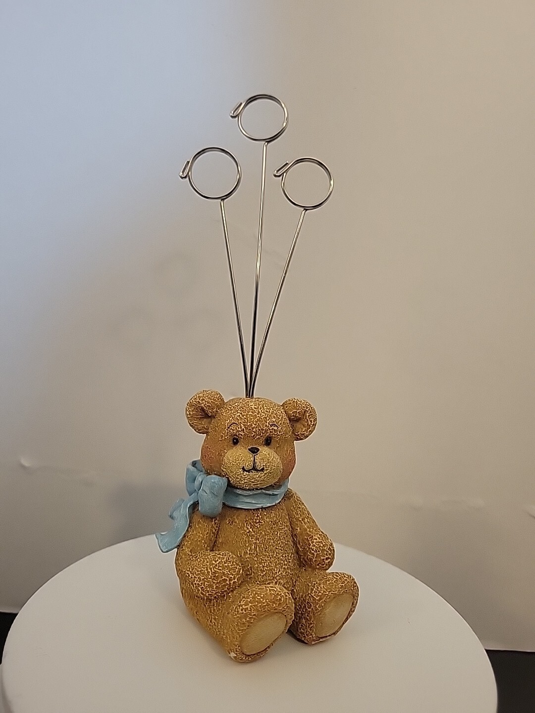 Teddy Bear Balloon And Card Holder Flowers Inc. Hand Painted