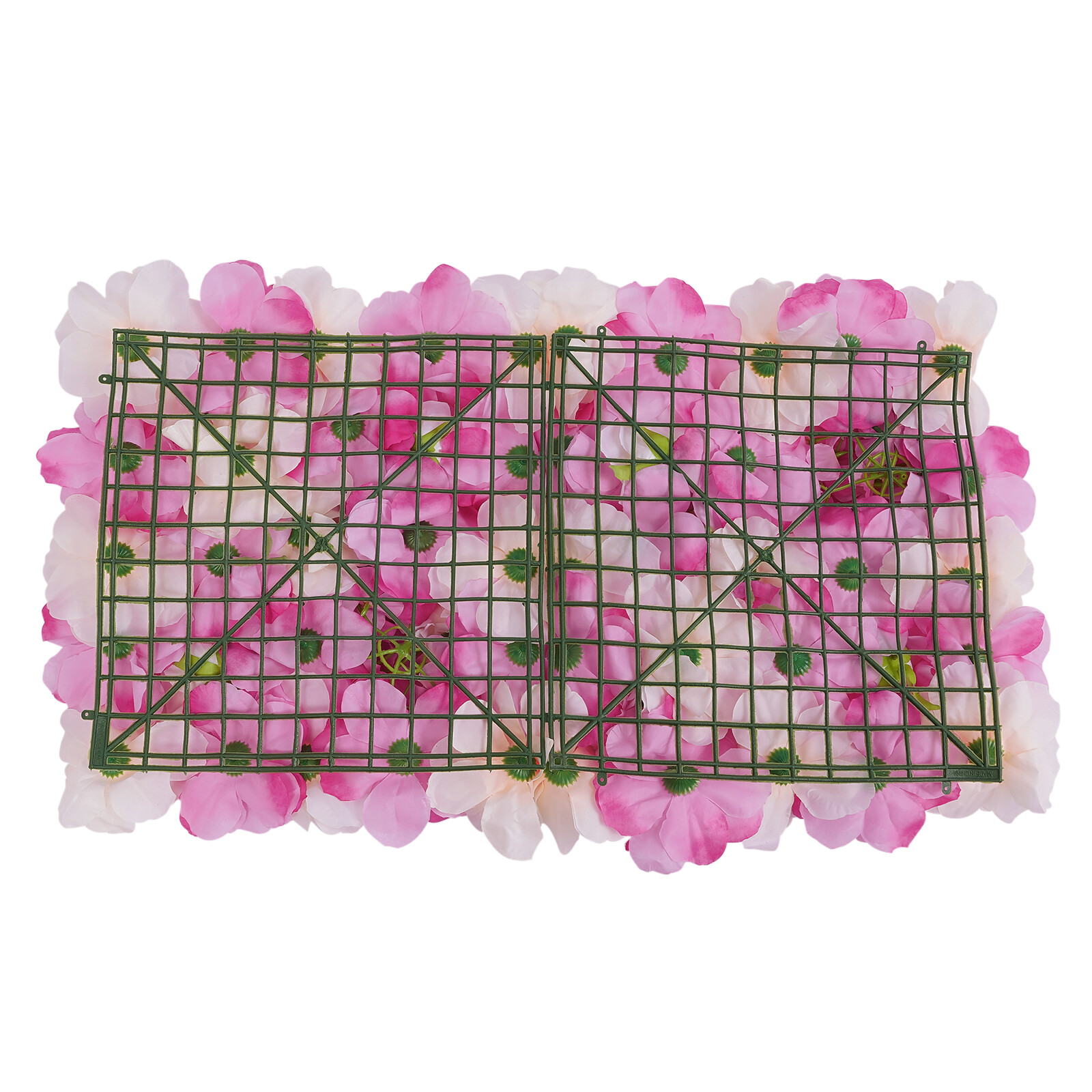 3D Flower Wall Panel-12pcs Artificial Flower Wall Background Silk Rose Mat