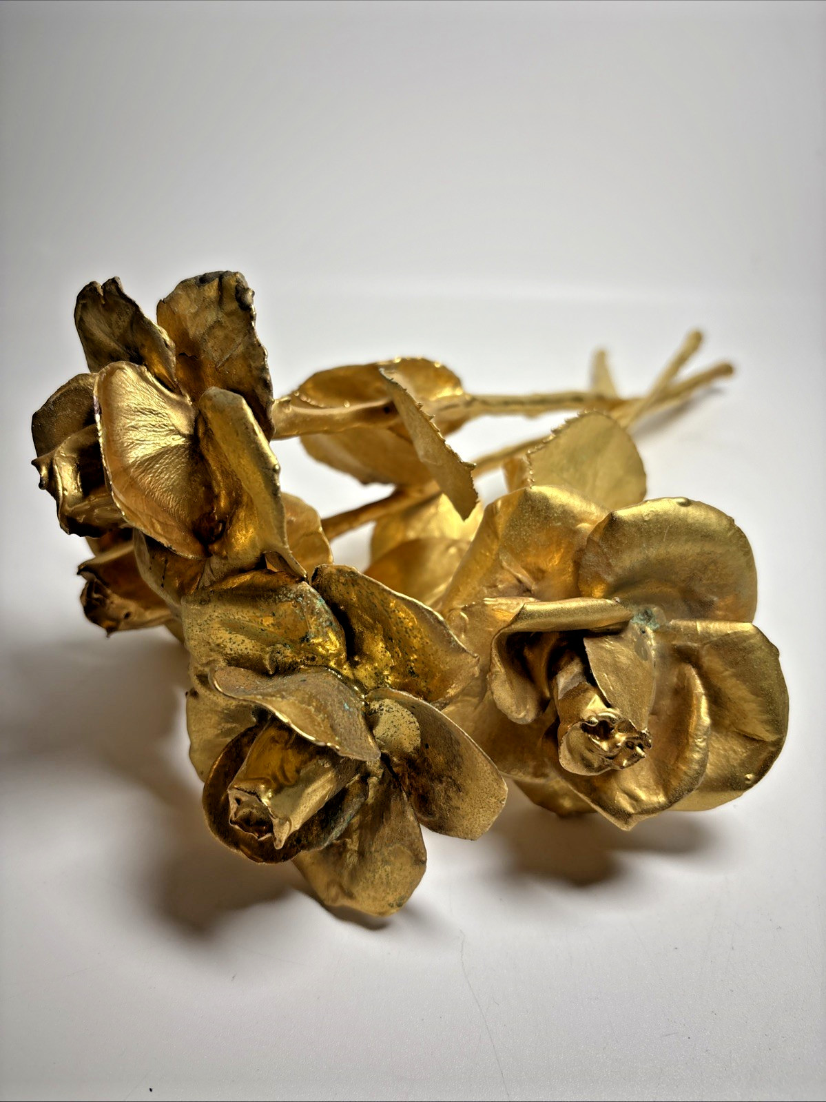 4 Forever Roses Real Gold-Dipped • Vintage Gift Set •Valentine’s Day Anniversary