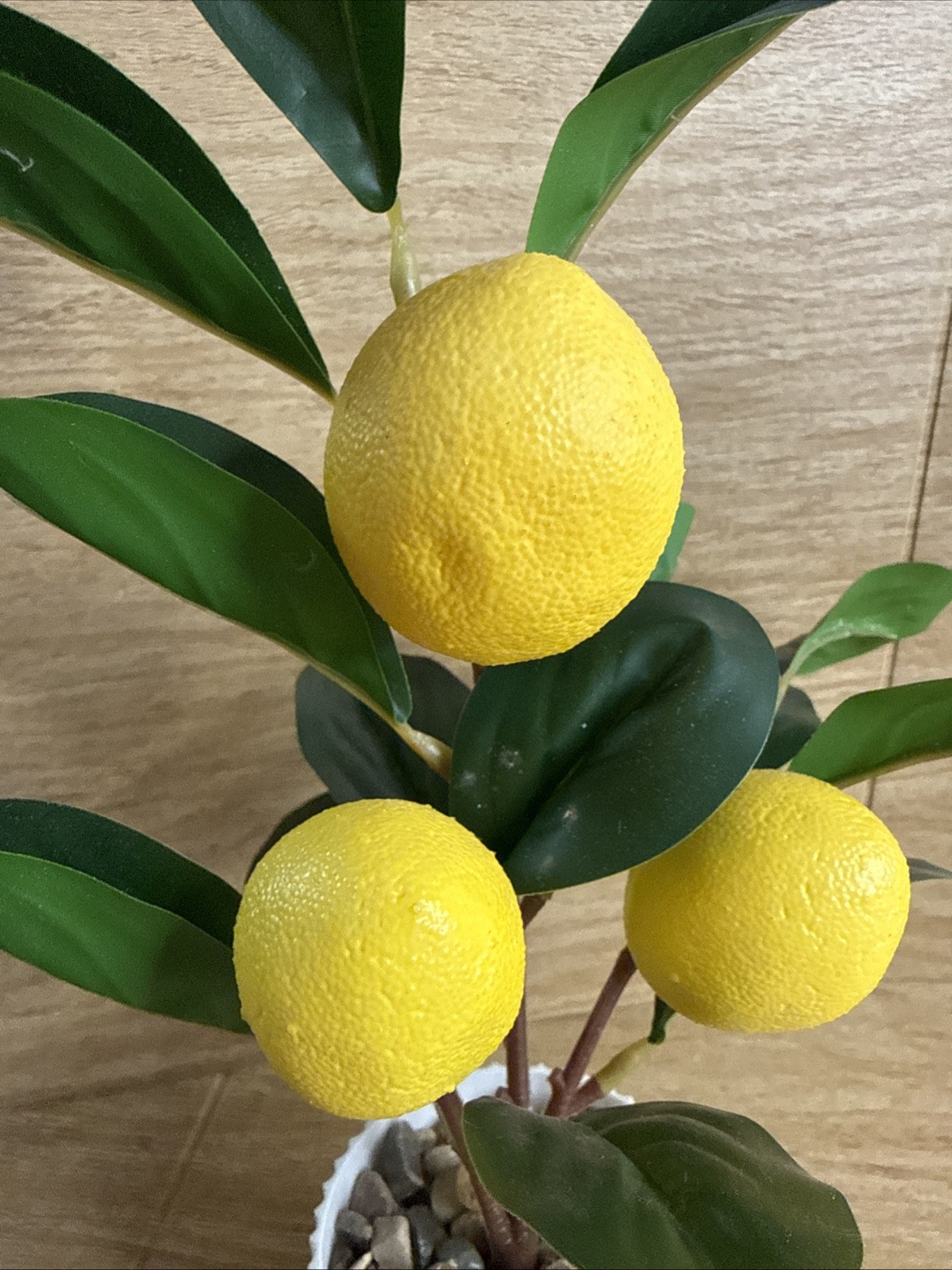 Artificial Lemon Plant Home Decor Potted Fake Lemon Fruit Tree Bonsai Office