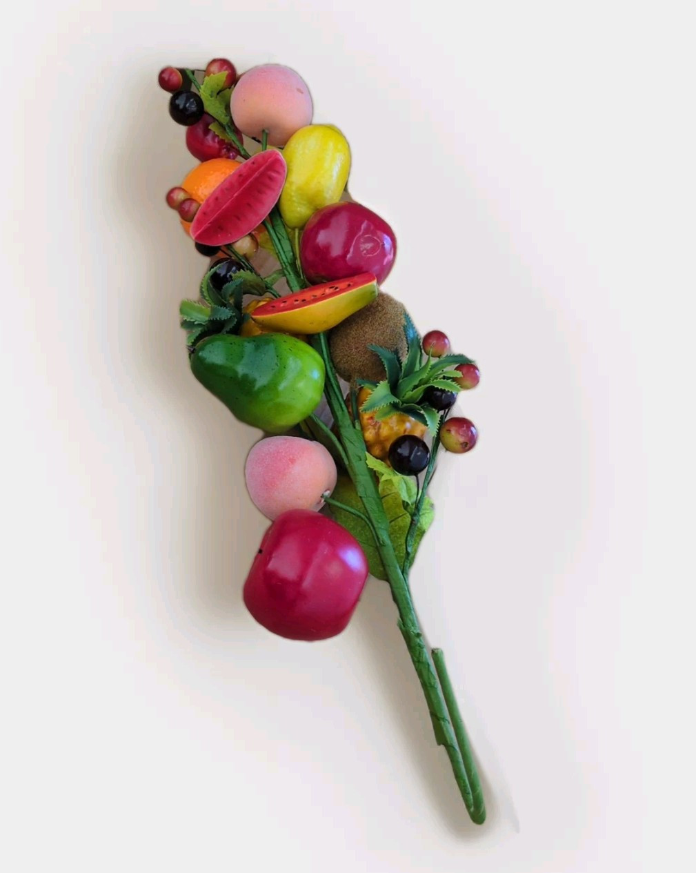 Tropical Mix Fruit Swag for Wall, Home/ Kitchen Decoration, 20″ Long F5Y56 New