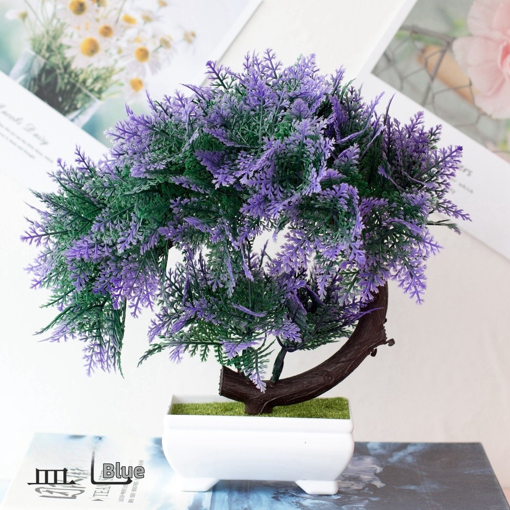 25cm Silk Persian For CRESCENT Moon Bonsai Artificial Flowers for Store Window