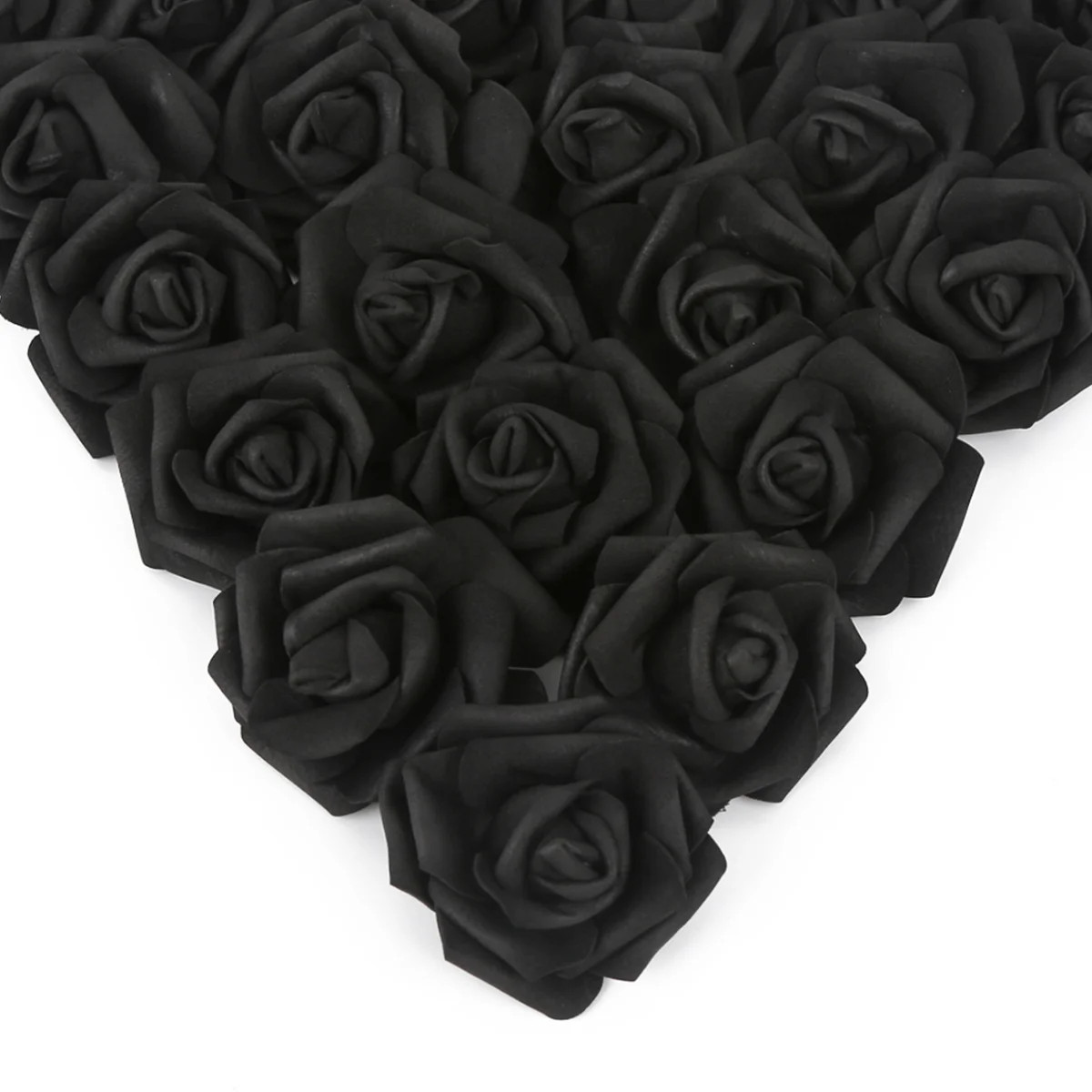 100PCS Artificial Foam Roses Realistic Flowers for Wedding Baby Shower Decor
