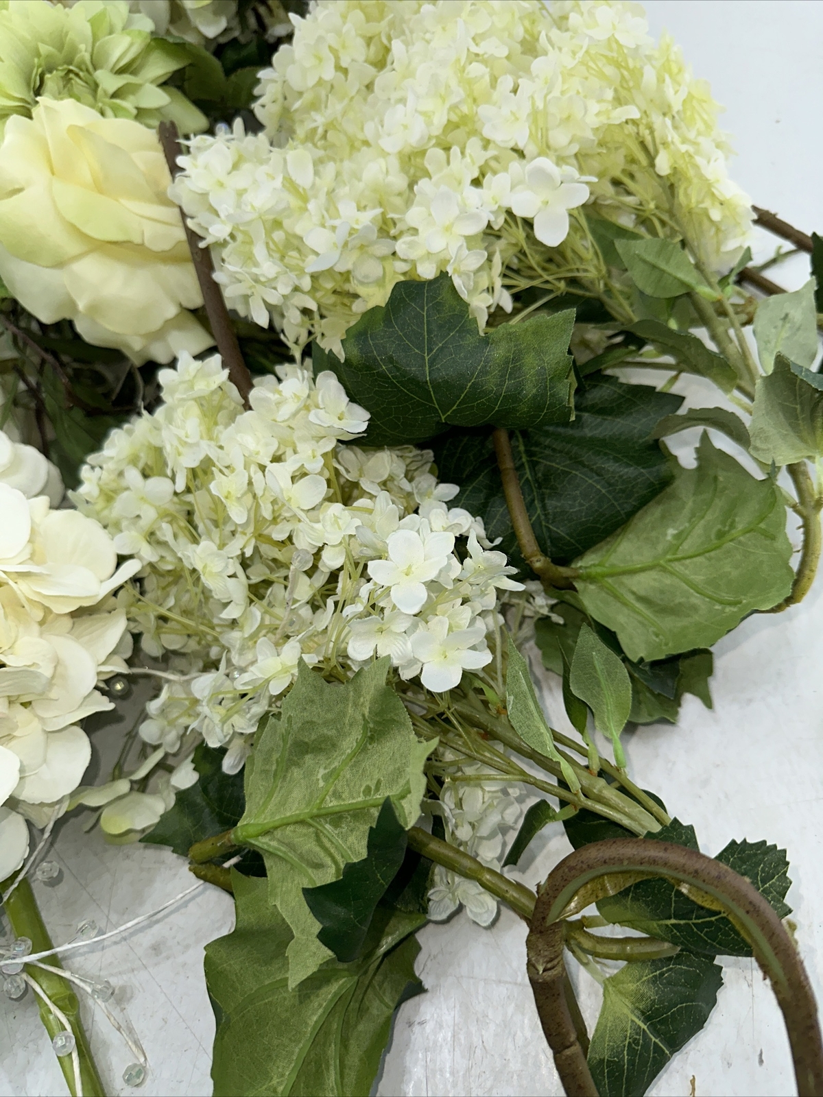 Artificial Flowers Mixed Lot Foliage Leaves Flowers Decor Wedding Party Holiday