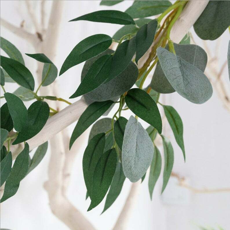 Artificial Eucalyptus Leaves Plant VIne Party Wedding Hanging Decor Garland