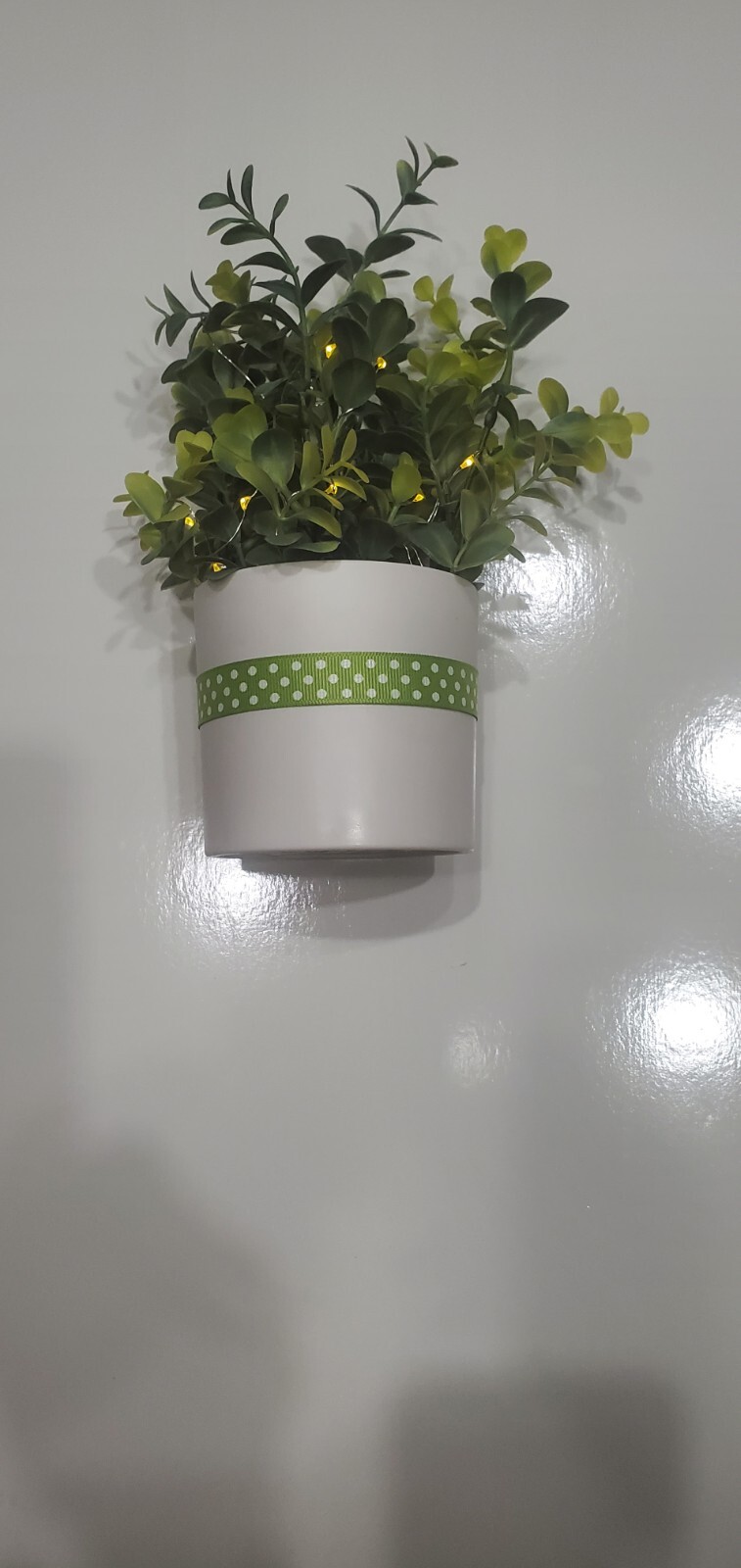 Light Up Potted Faux Plant