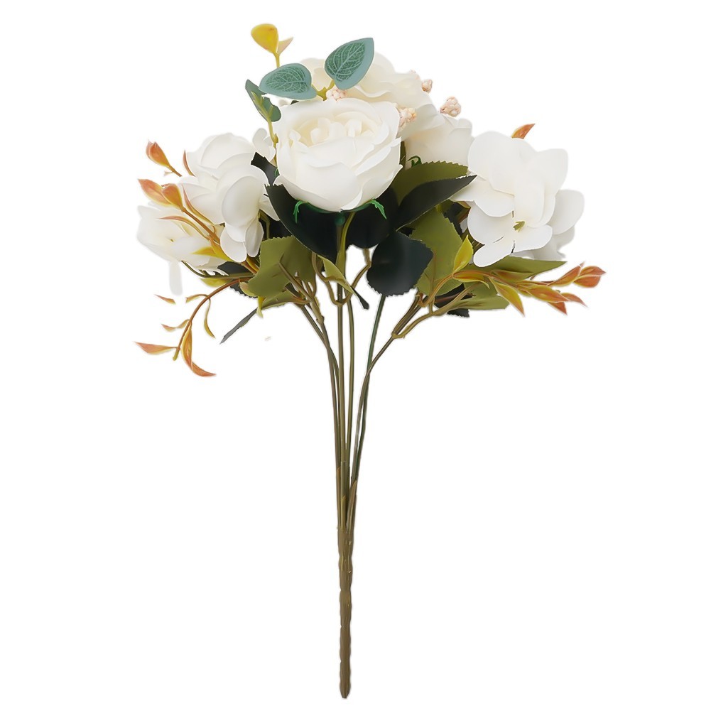 Silk Peony Artificial Flowers Fake Bouquet Wedding Party Decoration UK !