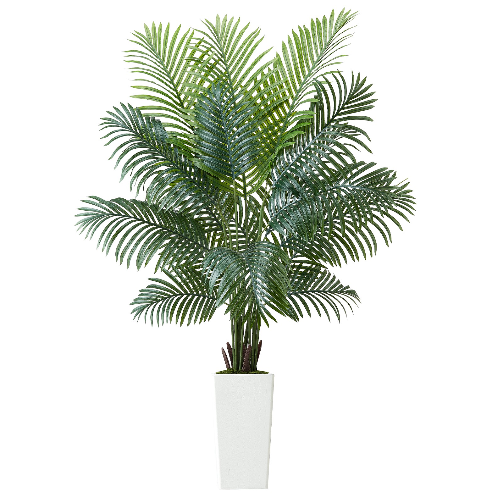 Uimoso 6ft Tall Artificial Areca Palm Tree in Pot for Indoor Decoration