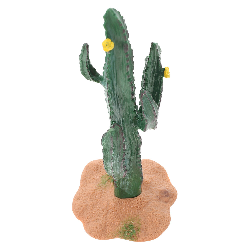 Cactus Ornament Mini Figurine Figurines Resin Simulation Ornaments