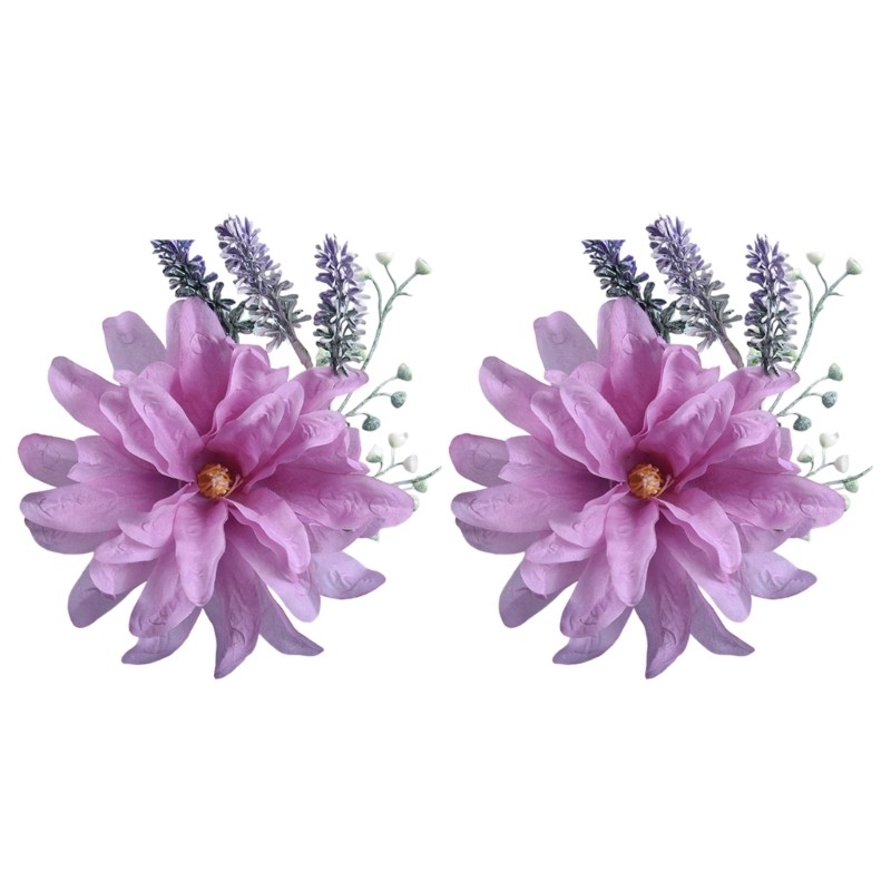 Elegant Silk Flower Arrangement Photography Window Curtain Decoration