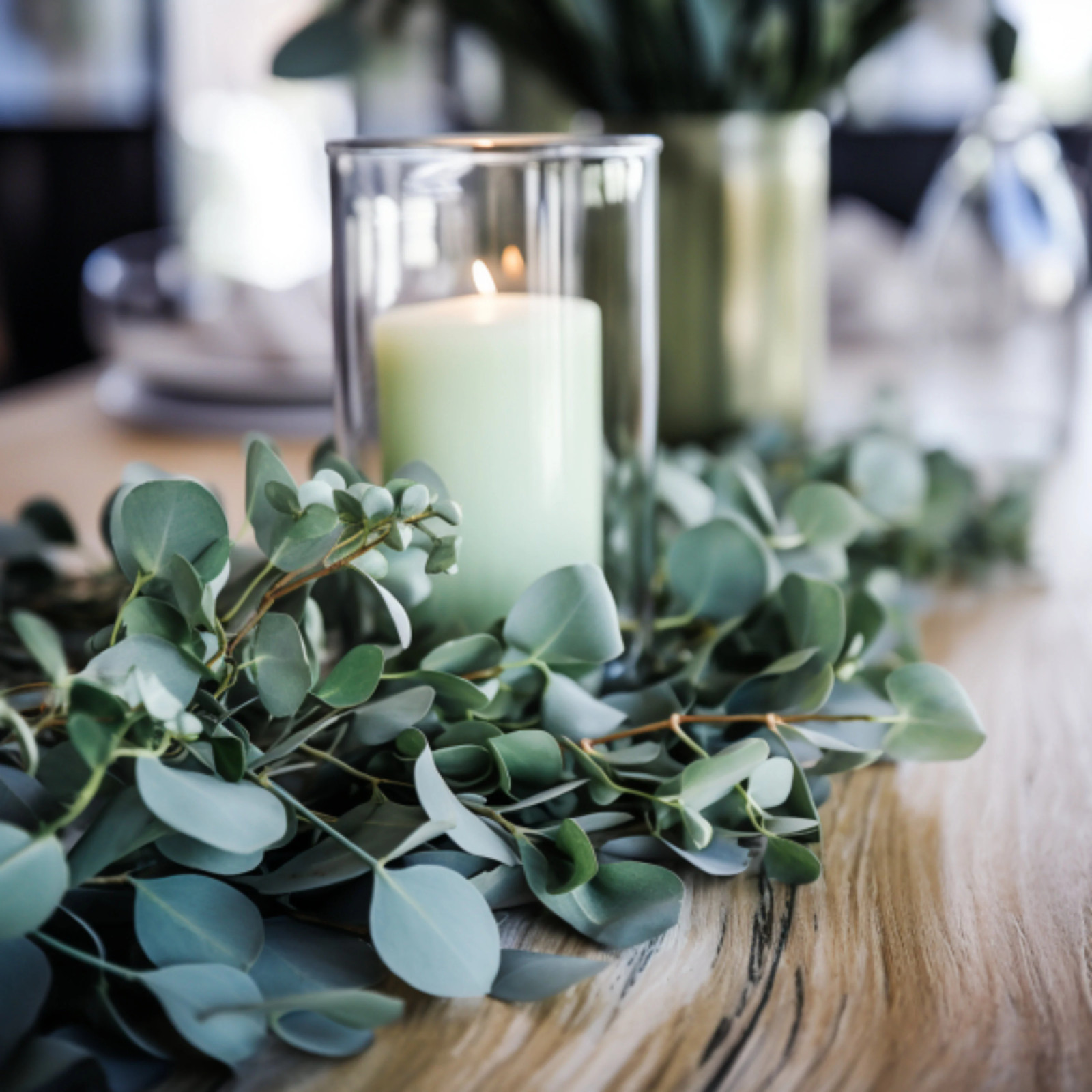 600 Dried Real Eucalyptus Leaves – Natural Decorative Petals for Shower, Wedding
